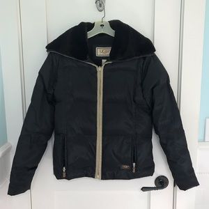 UGG Black Puffer Jacket